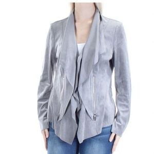 Gray Faux Suede Draped Wrap Jacket 🔥 Clearout! 🔥